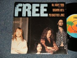 画像1: FREE - A) ALL RIGHT NOW   B) MY BROTHER TAKE/WASHINGTON WELL (Ex++/Ex+++) / 1978 UK ENGLAND ORIGINAL Used 7"Single With PICTURE SLEEVE