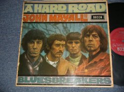 画像1: JOHN MAYALL and The BLUES BRAEKERS (with PETER GREEN) -  A HARD ROAD (Matrix # A)ARL-7652-2A 1 GG KT  B)ARL-7653-2A 1 UC KT) (Ex/Ex+ Looks:Ex-) / 1967 UK ENGLAND ORIGINAL "MARLOON with Un-boxed DECCA  Label" MONO Used LP