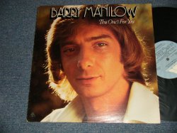 画像1: BARRY MANILOW - THIS ONE'S FOR YOU (Ex++/MINT-) / 1976 US AMERICA ORIGINAL Used LP