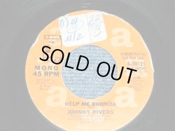 画像1: JOHNNY RIVERS - HELP ME RHONDA   A)MONO  B)STEREO (Ex++ Looks:Ex/Ex++ Looks:Ex++STOL) / 1975 US AMERICA ORIGINAL "PROMOONLY SAME FLIP MONO/STEREO" Used 7" Single