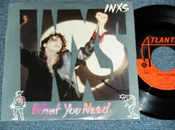 画像1: INXS - A) WHAT YOU NEED   B) SWEET AS SIN (Ex++/MINT-) /1985 US AMERICA ORIGINAL Used 7" Single