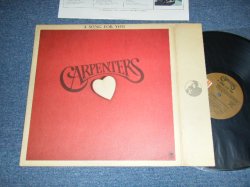 画像1: CARPENTERS - A SONG FOR YOU (With ORIGINAL INNER SLEEVE)(Matrix #A)T A&M SP-3531-T2 B)T A&M SP-3532-T2) "TERRE HAUTE Press in INDIANA" (Ex++/MINT-) / 1972 US AMERICA "BROWN LABEL" Used  LP 