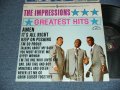 The IMPRESSIONS - GREATEST HITS (Ex++/Ex+++) / 1968 US AMERICA ORIGINAL "STEREO" Used  LP 