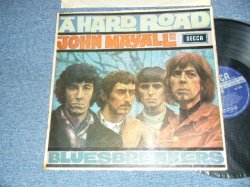 画像1: JOHN MAYALL and The BLUES BRAEKERS (with PETER GREEN) -  A HARD ROAD (Matrix #A)ZAL-7652-1W B)ZAL-7653-1W) (Ex+/Ex+ Looks:Ex++ EDSP) / 1967 UK ENGLAND ORIGINAL "BLUE with Un-boxed DECCA  Label" STEREO Used Used LP
