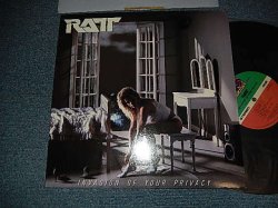 画像1: RATT - INVASION OF YOUR PRIVACY (With CUSTOM INNER SLEEVE) (Matrix #STA 885681 B 1-4 SPAR B-21308-D Δ 9748 STERLING TJ [SRC logo] B)STA 855681 B 1-4 SPAR B-21308-B Δ 9748 0- STERLING TJ [SRC logo])  "AR/ALLES Press in L.A. CA") (Ex++/MINT-) / 1985 US AMERICA ORIGINAL Used LP