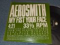 AEROSMITH - MY FIST YOUR FACE (Ex++/MINT-) / 1985 US AMERICA ORIGINAL "PROMO ONLY" Used  12" Single