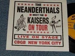 画像1: The Neanderthals / The Kaisers - The Neanderthals Meet The Kaisers (MINT-/MINT-) / 1996 US AMERICA ORIGINAL Used 7" EP with PS / PICTURE SLEEVE