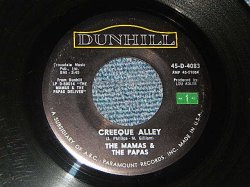 画像1: The MAMAS & The PAPAS - A)CREEQUE ALLEY   B) DID YOU EVER WANT TO CRY (Ex-/Ex+ STOL) / 1967 US AMERICA ORIGINAL Used 7" Single++