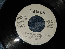画像1: STEVIE WONDER - DID I HEAR YIOU, SAY YOU LOVE ME (MINT/MINT)/ 1980 US AMERICA ORIGINAL "PROMO ONLY SAME FLIP MONO/STEREO" Used 7" 45 rpm Single  