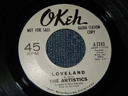 画像1: The ARTISTICS - A)Loveland   B)So Much Love In My Heart (Ex+++/Ex+++)  / 1966 US AMERICA ORIGINAL "WHITE LABEL PROMO" Used 7"45 rpm Single