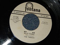 画像1: The TROGGS  - A) WILD THINGS   B)FROM HOME (Ex+++/Ex+++)  / 1966 US AMERICA ORIGINAL ”WHITE LABEL PROMO" Used 7" 45rpm Single 