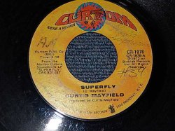 画像1: CURTIS MAYFIELD - A) SUPERFLY   B)LOVE TO KEEP YOU IN MY MIND (VG+++/VG+++ WOL) / 1972 US AMERICA ORIGINAL Used 7"45 