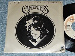 画像1: CARPENTERS - A) ONLY YESTERDAY   B) HAPPY (MINT-/MINT- ) / 1975 US AMERICA ORIGINAL  "with PICTURE SLEEVE" Used 7" Single 