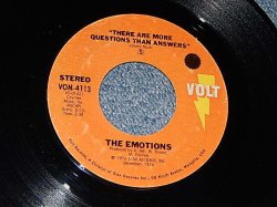 画像1: THE EMOTIONS -  A)There Are More Questions Than Answers   B) Anyway You Look At It(A:Ex++/B:Ex++) / 1974 US AMERICA  ORIGINAL Used 7" Single 