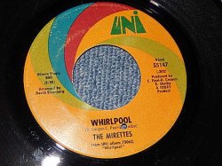 画像1: The MIRETTES - B) WHIRLPOOL   B) Ain't You Trying To Cross Over (A:Ex++/B:Ex++ BB) / 1969 US AMERICA ORIGINAL Used 7" 45 rpm Single  