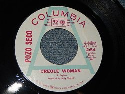 画像1: POZO SECO - A)CREOLE WOMAN   B) LEAVIN' (Soft Psyche) (MINT-/MINT-) / 1969 US AMERICA ORIGINAL "WHITE LABEL PROMO" Used 7" 45 rpm Single 