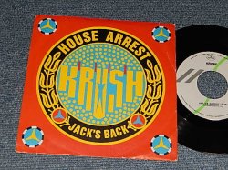 画像1: KRUSH - HOUSE ARREST   B)JACK'S BACK (Ex++/MINT) / 1987 CANADA ORIGINAL Used 7" Single with PICTURE SLEEVE