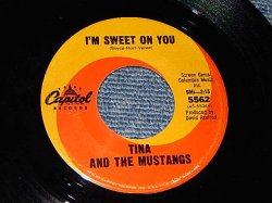 画像1: Tina And The Mustangs - A) I'm Sweet On You   B) Smokey Joe's (Ex+++/Ex+++) / 1966 US AMERICA ORIGINAL Used 7"45 rpm