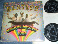 画像1: THE BEATLES - MAGICAL MYSTERY TOUR (Ex/Ex++) / 1967 UK ENGLAND ORIGINAL STEREO 7"EP With PICTURE SLEEVE and BLUE LYLIC SHEET 