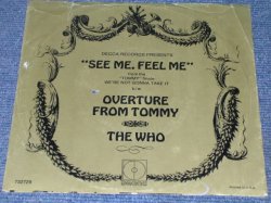 画像1: THE WHO - SEE ME FEEL ME  / 1970 US ORIGINAL 7"SINGLE With PICTURE SLEEVE