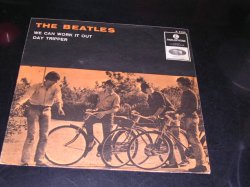 画像1: THE BEATLES - WE CAN WORK IT OUT  ( Ex++/Ex+++ ) / 1965 SWEDEN ORIGINAL "BLACK Label" Used 7" Single With PICTURE SLEEVE 