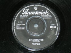 画像1: THE WHO  -  MY GENERATION ( Ex+/Ex+ )   / 1965 UK ORIGINAL 7"Single