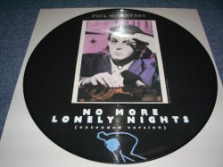 画像1: PAUL McCARTNEY- NO MORE LONELY NIGHT( PICTURE DISC ) / 1984 UK PICTURE 12" 