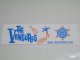 THE VENTURES STICKER  WHITE w/ SUN 1.6x10.6