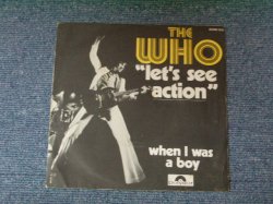 画像1: THE WHO  -  LET'S  SEE ACTION   / 1976 FRANCE  7"Single With PICTURE SLEEVE 