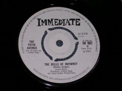 画像1: FIFTH AVENUE - THE BELLS OF RHYTMNEY( JIMMY PAGE )  / 1965 UK ORIGINAL  7"Single 