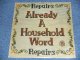 REPAIRS - ALREADY A HOUSEHOLD WORD   / 1971 US ORIGINAL Brand New  Sealed LP