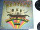 THE BEATLES - MAGICAL MYSTERY TOUR ( Ex++/Ex++ : PUSH-OUT CENTER Style Label  ) / 1967 UK ORIGINAL MONO 7"EP With PICTURE SLEEVE and BLUE LYRIC SHEET 