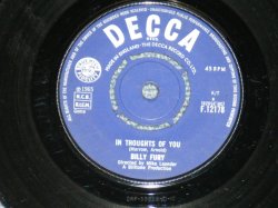 画像1: BILLY FURY - IN THOUGHTS OF YOU / 1965 UK ORIGINAL 7"Single