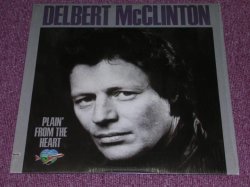 画像1: DELBERT McCLINTON - PLAIN' FROM THE HEART US ORIGINAL LP
