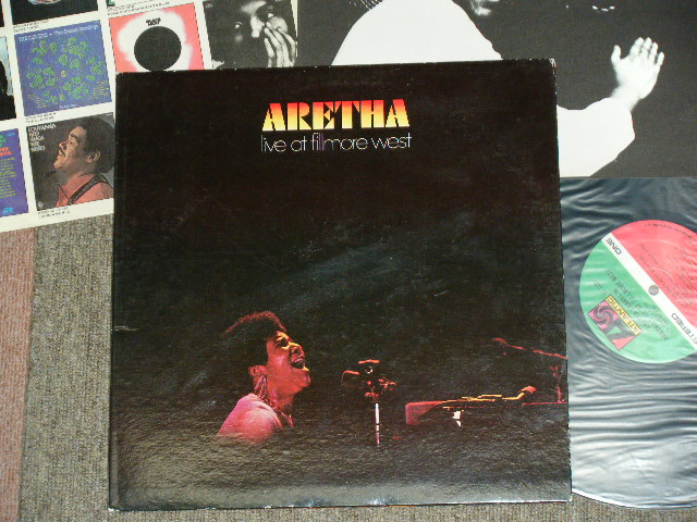 ARETHA FRANKLIN ( With KING CURTIS, RAY CHARLES ) - LIVE AT FILLMORE WEST ( With PIN-UP ) / 1971 US ORIGINAL Used LP 