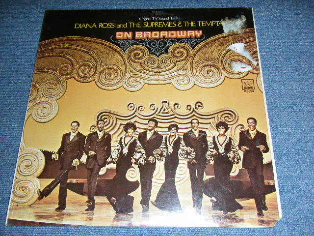 DIANA ROSS and THE SUPREMES & THE TEMPTATIONS - ON BROADWAY (SEALED Cut Out Corner) / 1969 US ORIGINAL Brand New Sealed LP Cut Out Corner  