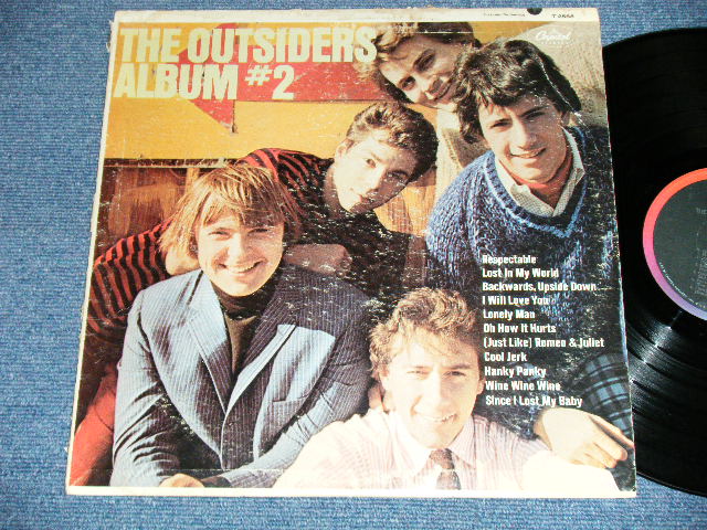 The OUTSIDERS - ALBUM #2 ( VG?VG++ ) / 1966 US AMERICA ORIGINAL MONO