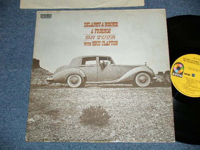 DELANEY & BONNIE & FRIENDS - ON TOUR WITH ERIC CLAPTON (Matrix # ST-C-701831-B-1/ST-C-701832-B-1 )   ( Ex/Ex+++ : Cut out,Tape seam,WOBC )    / 1974 ?  Version US AMERICA  2nd Press