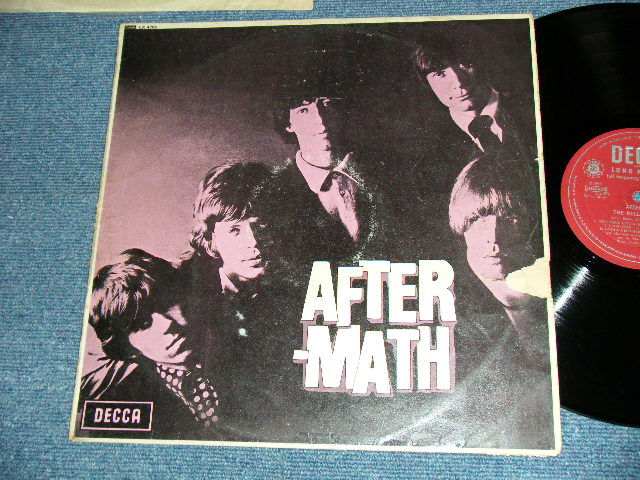 ROLLING STONES - AFTERMATH : SHADOW Cover (Mtrix # 4B/3A ) (G/Ex++ A-4:Ex) / 1966 UK ENGLAND  1st Press 