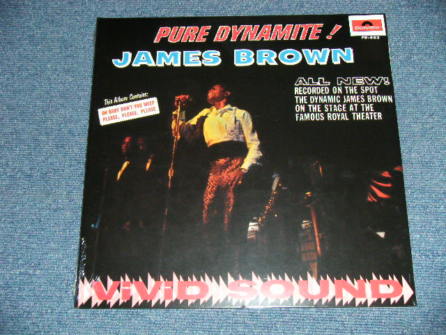 JAMES BROWN -  PURE DYNAMITE! LIVE AT THE ROYAL  ( SEALED ) / US AMERICA REISSUE 
