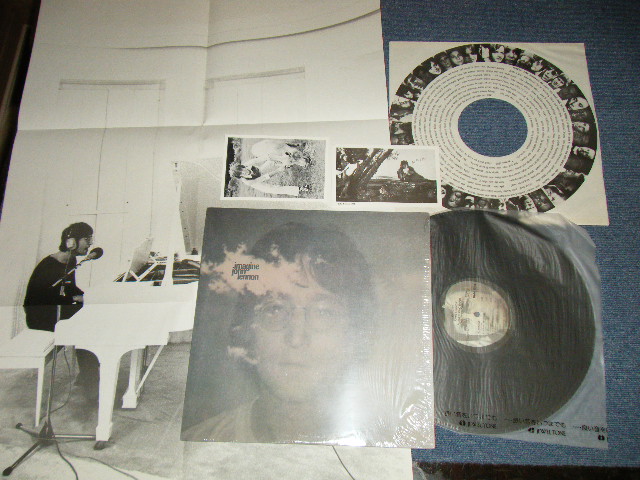 JOHN LENNON of THE BEATLES - IMAGINE (CompleteSet Poster + 2 Post Crds) (Matrix #   A) SW-1-3379-Z16 BellSound  B) SW-2-3379-Z16 BellSound ) ( MINT-/Ex+++ Looks:MINT-)   / 1971 US AMERICA  ORIGINAL Used  LP 
