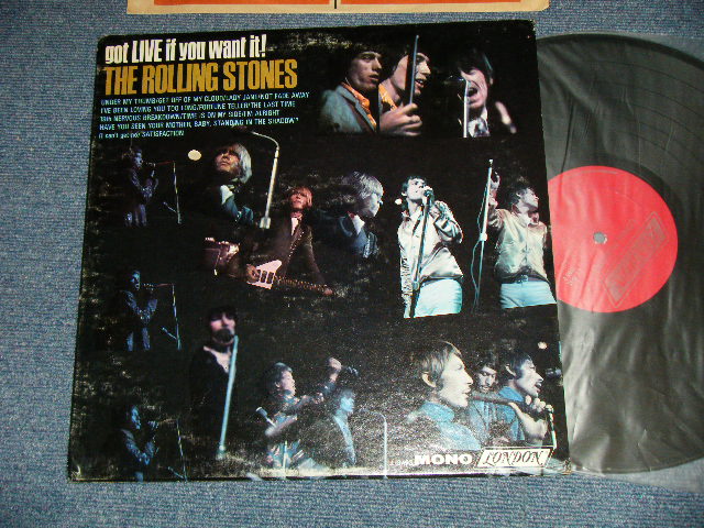 ROLLING STONES - GOT LIVE IF YOU WANT IT! ( Matrix # A) LL-3493-A ARL-7517-1H B)  LL-3493-B  ARL-7518-1H ) ( Ex++/Ex++ /  1966 US AMERICA  ORIGINAL 