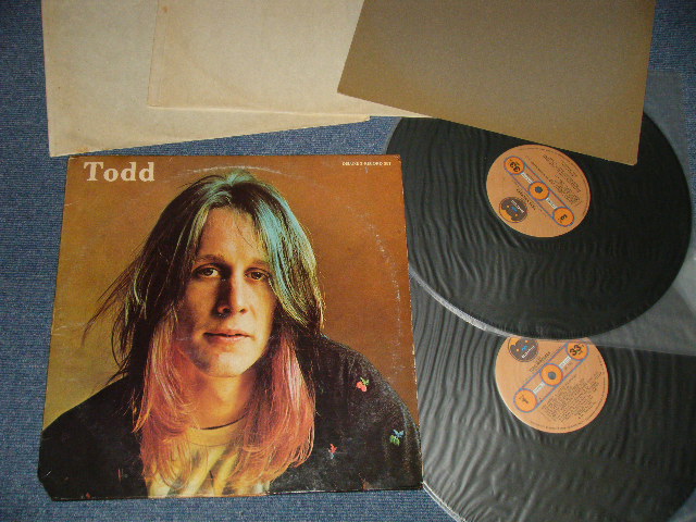 TODD RUNDGREN - TODD (Matrix #A)2BR-6952 31724-1B STRERLING RL B)2BR-6952 31725-1A STRERLING  C)2BR-6952 31726-1A STRERLING RL D)2BR-6952 31727-1A STRERLING RL ) (Ex++/Ex+++ CUTOUT) / 1974 US AMERICA ORIGINAL Used 2-LP 