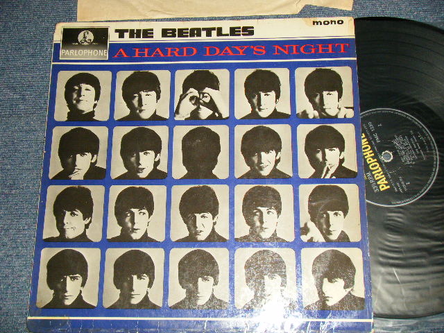 THE BEATLES - A HARD DAYS NIGHT (Matrix #A)XEX-481-3N  4 A B)XEX-482-3N  3 GDM)(Ex, VG+++/Ex+ Looks:Ex+,Ex+ Looks:VG++) /1964 UK ENGLAND ORIGINAL 
