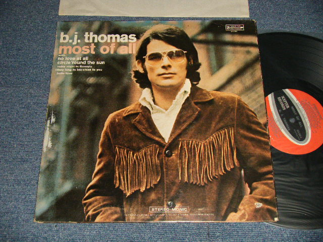 B. J. THOMAS - MOST OF ALL (EEx++, Ex++, VG++/Ex++ BB, TEAR) / 1970 US AMERICA ORIGINAL Used LP