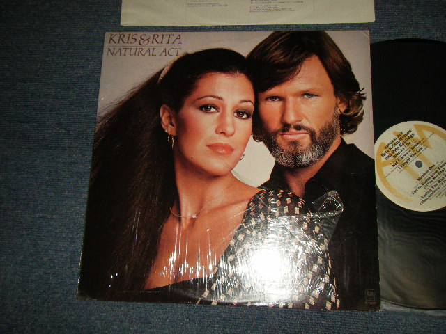 KRIS KRISTFFERSON & RITA COOLIDGE - NATURAL ACT (With CUSTOM INNER) (Ex++/Ex+++ Looks:MINT-) / 1978  US AMERICA  ORIGINAL Used LP