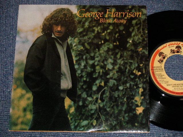 GEORGE HARRISON (THE BEATLES) - A)BLOW AWAY  B)SOFY-HEARTED HANA  (Ex+++/MINT-) / 1979 US AMERICA ORIGINAL Used 7