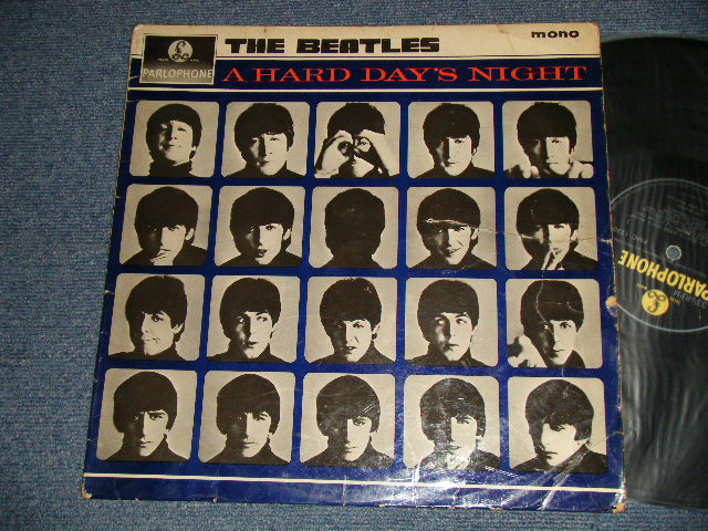 THE BEATLES - A HARD DAYS NIGHT (Matrix #A)XEX-481-3N 7 LT B)XEX-482-3N 2 LH)(VG++/Ex++ SPLIT, SEAM) /1964 UK ENGLAND ORIGINAL 