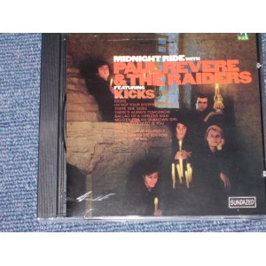 画像: PAUL REVERE & THE RAIDERS - MIDNIGHT RIDE WITH PAUL REVERE & THE RAIDERS Feat. KICKS  / 2000 US SEALED NEW CD