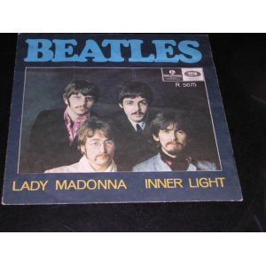 画像: THE BEATLES - LADY MADONNA ( Ex-/Ex+++ ) / 1968  SWEDEN ORIGINAL Used 7" Single With PICTURE SLEEVE 